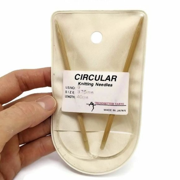 Circular Knitting Needle No.5 3.75mm 7.5" Yarn Hand Sewing Accs Art Craft DIY - Picture 1 of 4